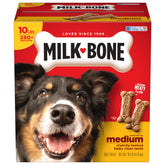 Milk-Bone Original Biscuits, Medium Dog Treats, 10 Pound Box