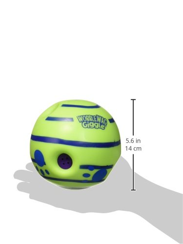 Wobble Wag Giggle Ball, Interactive Dog Toy, Fun Giggle Sounds When Rolled or Shaken, Pets Know Best, As Seen On TV