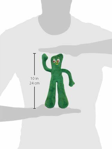 Multipet Gumby Plush Filled Dog Toy, Green, 9 inch (Pack of 1)
