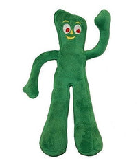 Multipet Gumby Plush Filled Dog Toy, Green, 9 inch (Pack of 1)