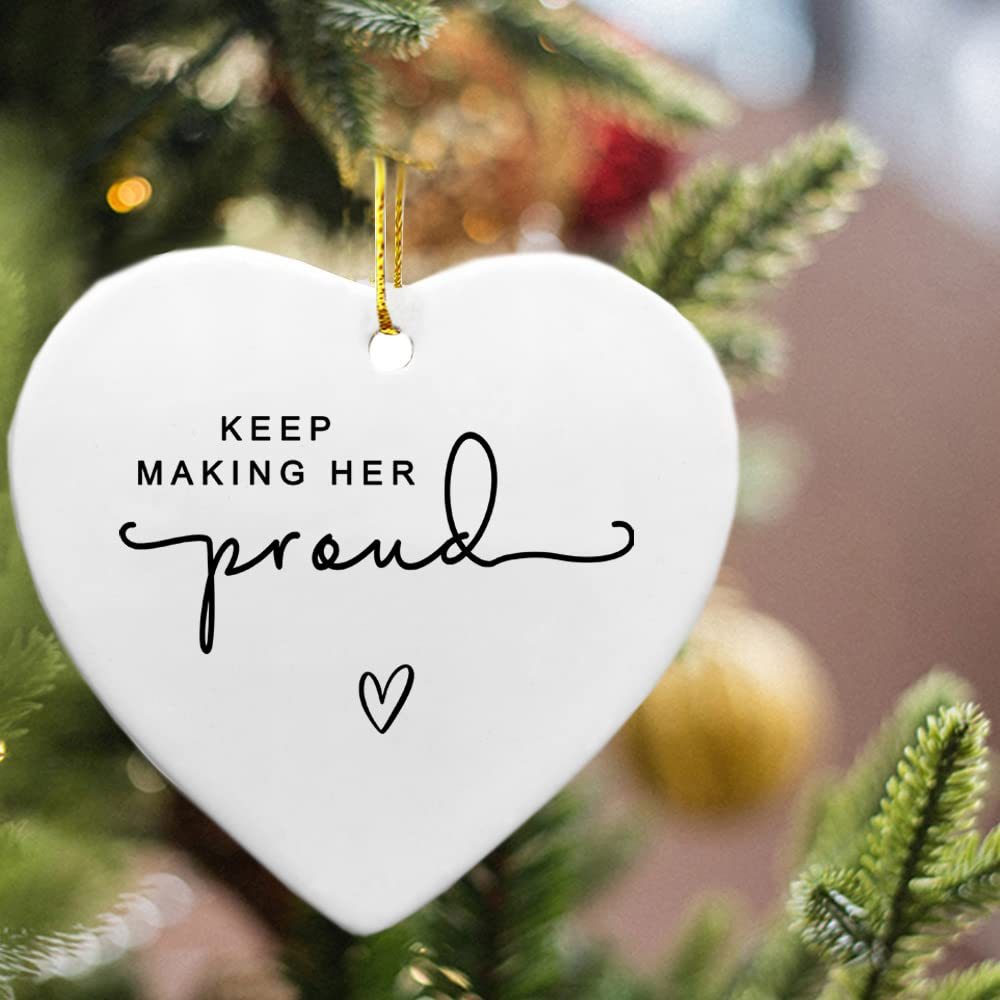 Keep Making Her Proud, Bereavement Keepsake, Loss of Loved One, Anniversary of Passing, Thinking of You, Loss of Mom, Grandmother or Mom Remembrance Gift, Memorial Gift