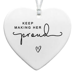 Keep Making Her Proud, Bereavement Keepsake, Loss of Loved One, Anniversary of Passing, Thinking of You, Loss of Mom, Grandmother or Mom Remembrance Gift, Memorial Gift
