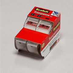 Scotch Transparent Tape, 2 Rolls, 3/4 in x 250 in (2157SS)