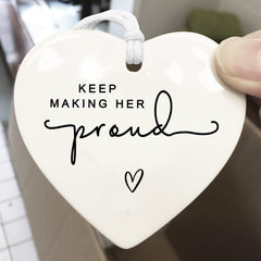 Keep Making Her Proud, Bereavement Keepsake, Loss of Loved One, Anniversary of Passing, Thinking of You, Loss of Mom, Grandmother or Mom Remembrance Gift, Memorial Gift