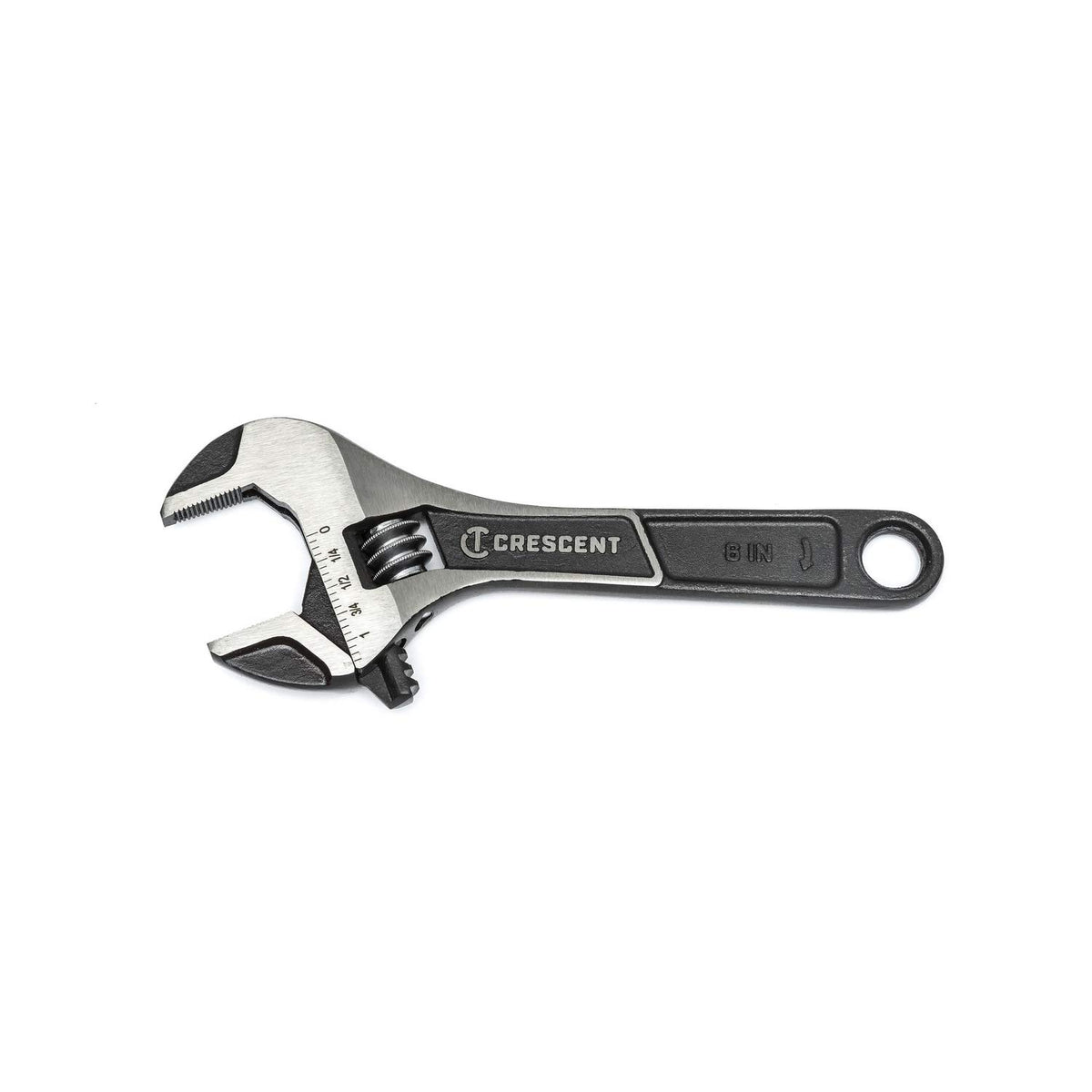 Crescent Wide Jaw Adjustable Wrench - Home Improvement, Repair & Garage Hand Tool - Wide Mouth Versatile Plumbing Tool - 6" - ATWJ26VS