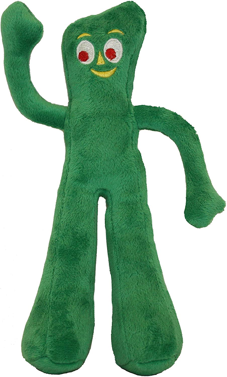 Multipet Gumby Plush Filled Dog Toy, Green, 9 inch (Pack of 1)