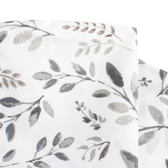 Boppy Nursing Pillow Original Support, Gray Taupe Leaves, Ergonomic Nursing Essentials for Bottle and Breastfeeding, Firm Fiber Fill, with Removable Nursing Pillow Cover, Machine Washable