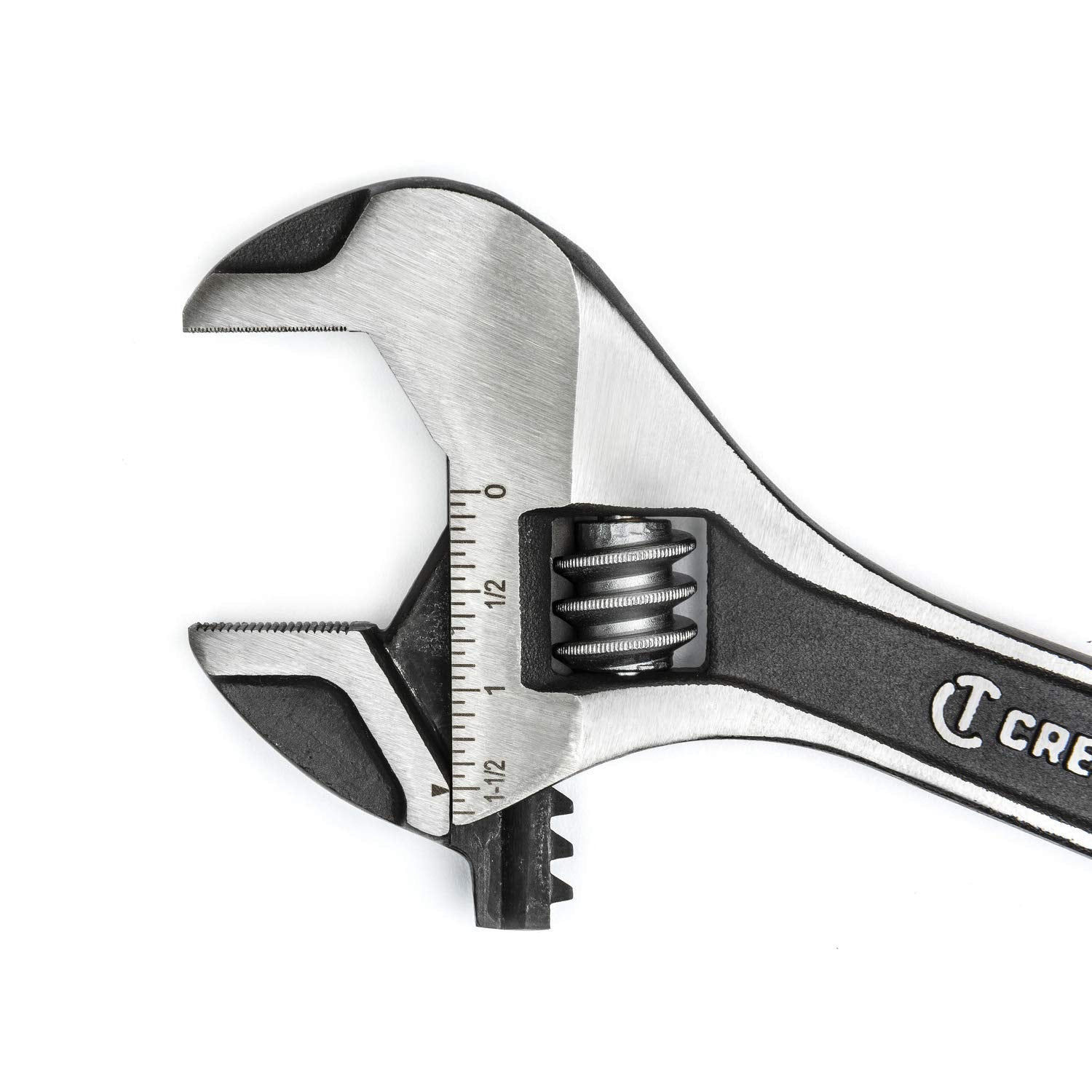 Crescent Wide Jaw Adjustable Wrench - Home Improvement, Repair & Garage Hand Tool - Wide Mouth Versatile Plumbing Tool - 6" - ATWJ26VS