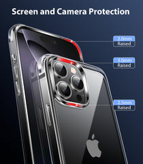 Mkeke for iPhone 16 Pro Max Case Clear [Not-Yellowing] [Military-Grade Drop Protection] Shockproof Protective Clear iPhone 16 Pro Max Case Phone Bumper case for Apple 6.9 inch 2024