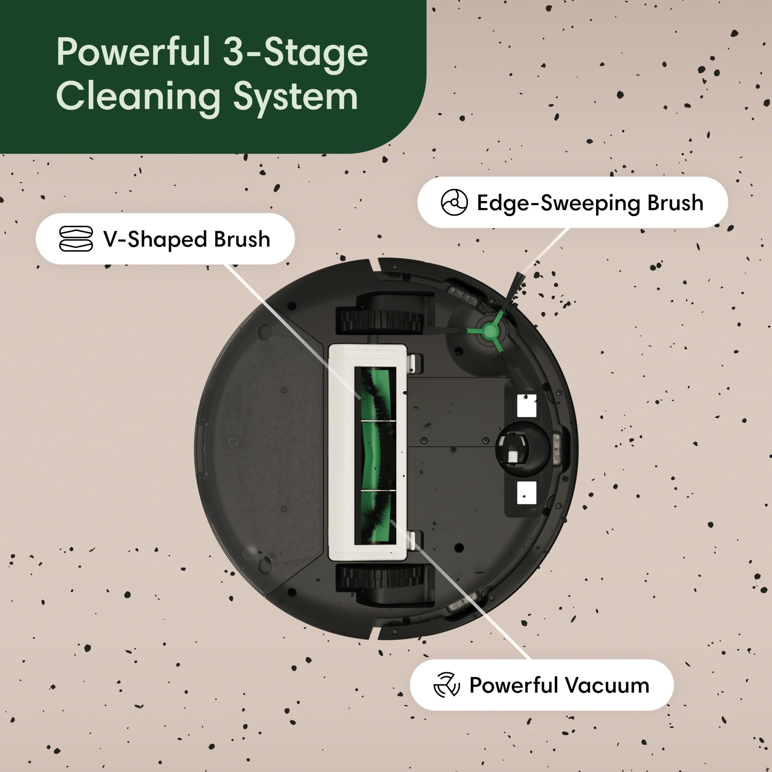 iRobot Roomba Vac Robot Vacuum (Q0120) - Easy to use, Power-Lifting Suction, Multi-Surface Cleaning, Smart Navigation Cleans in Neat Rows, Self-Charging, Alexa