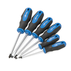 ROTATION 6PCS Magnetic Tip Screwdriver Set, 3 Phillips and 3 Flat, Professional Cushion Grip | 6-Piece Hand Tools Set