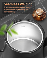 Cayga ℃/℉ Switchable, Electric Kettle Gooseneck, Pour Over Coffee Digital Kettle, Tea Pot Auto Shut Off, ±1℃/℉ Temperature Control, 27oz/1200w Quick Heating, Water Boiler Small, Black