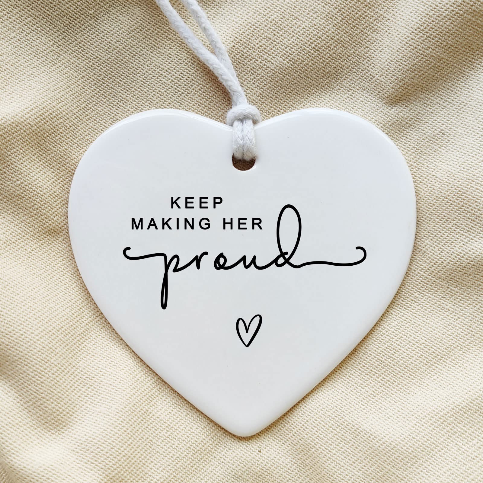 Keep Making Her Proud, Bereavement Keepsake, Loss of Loved One, Anniversary of Passing, Thinking of You, Loss of Mom, Grandmother or Mom Remembrance Gift, Memorial Gift