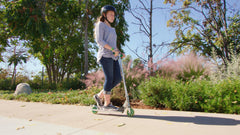 Razor A3 Kick Scooter for Kids - Larger Wheels, Front Suspension, Wheelie Bar, Lightweight, Foldable, and Adjustable Handlebars