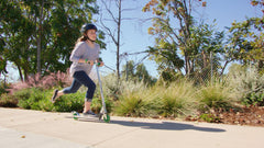 Razor A3 Kick Scooter for Kids - Larger Wheels, Front Suspension, Wheelie Bar, Lightweight, Foldable, and Adjustable Handlebars